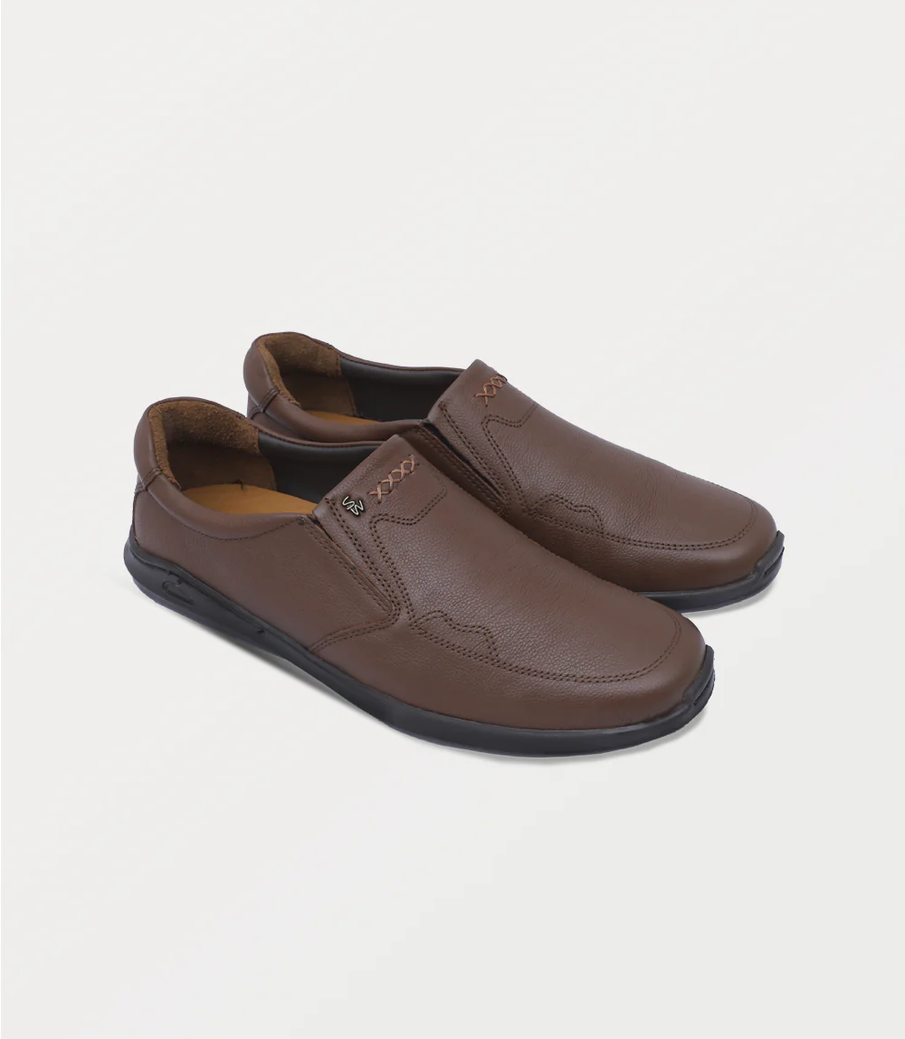 Men Slip On-BROWN - Image 2
