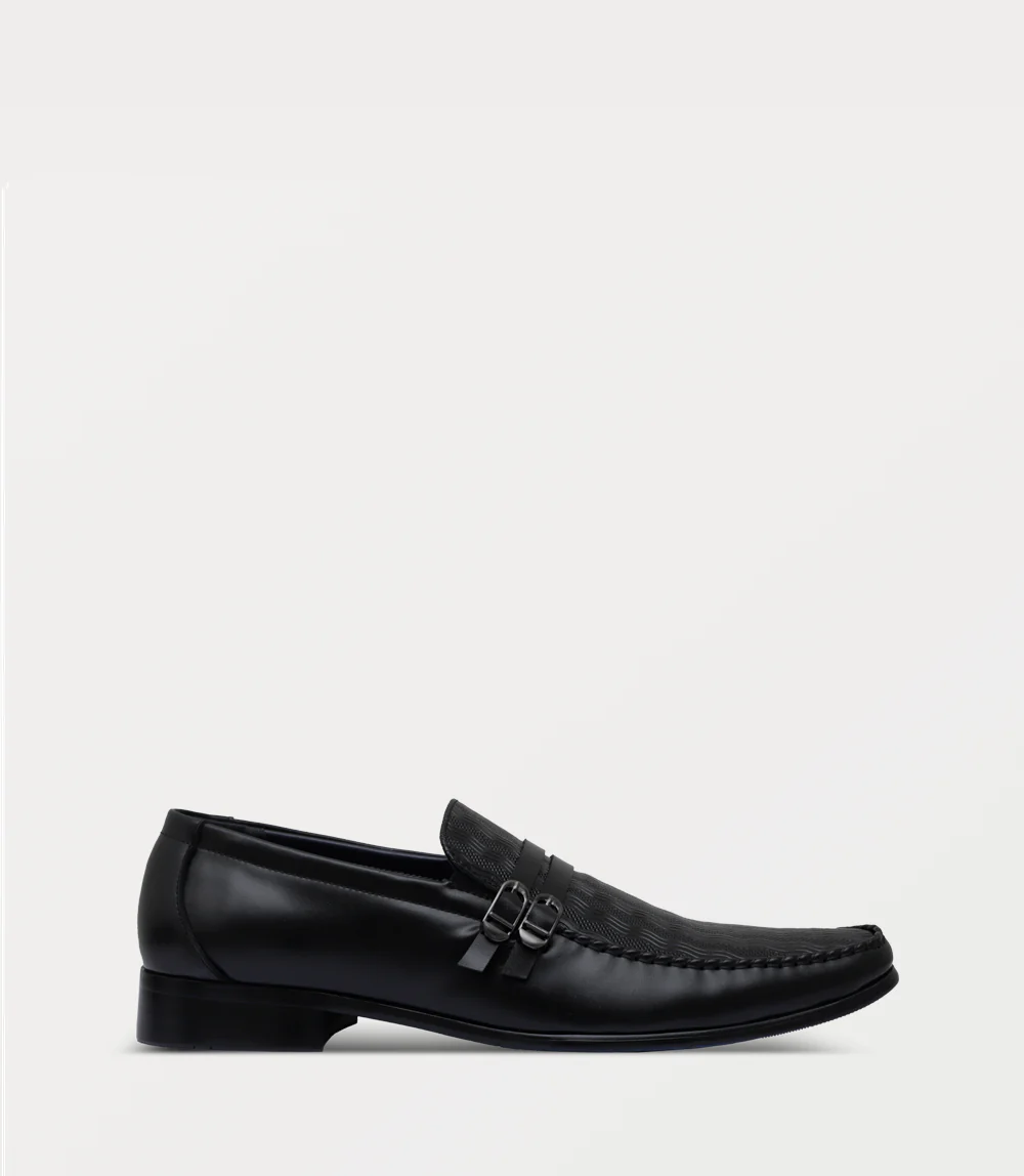 Men Slip On-BLACK