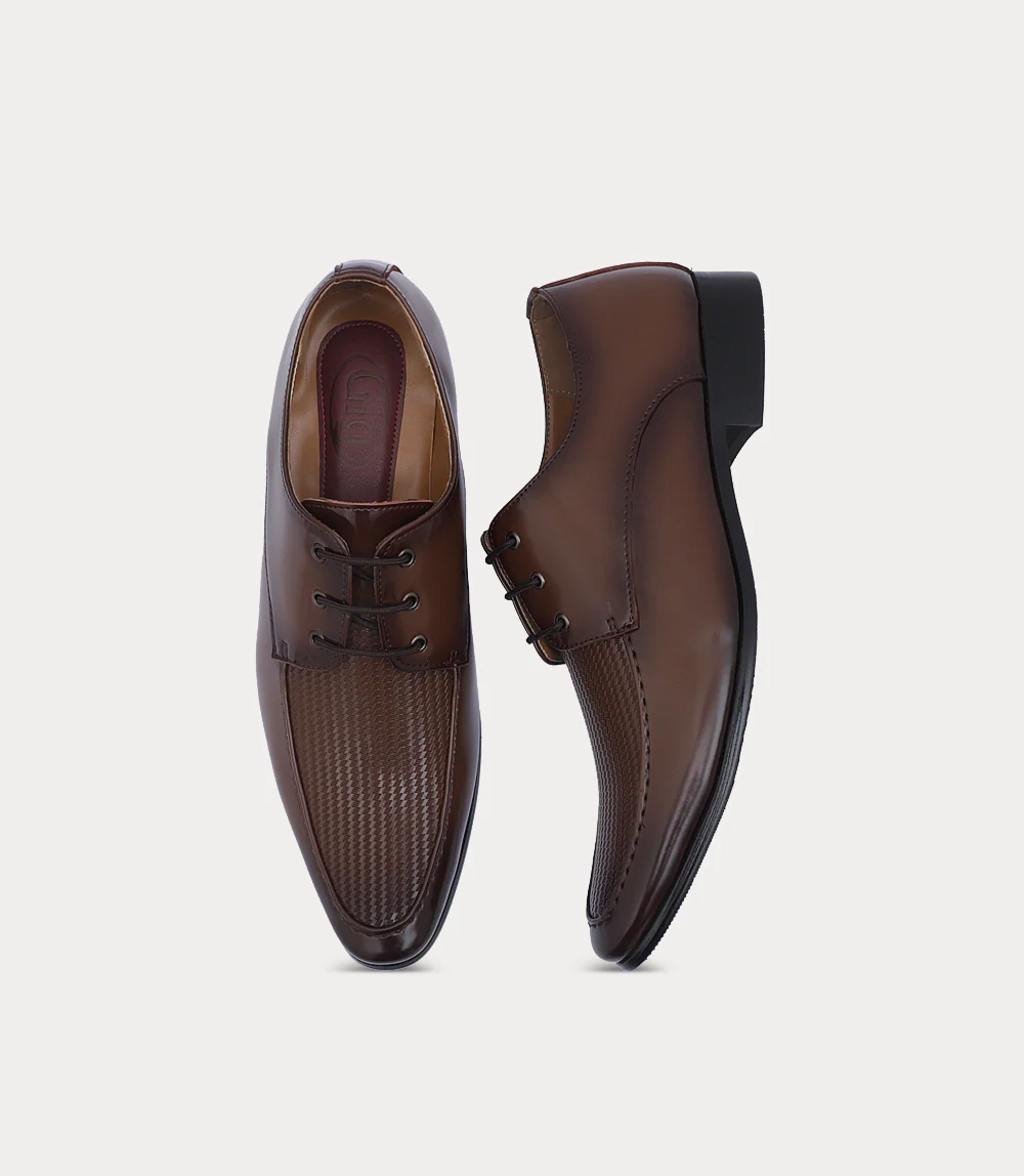 Men Lace Up-BROWN - Image 4
