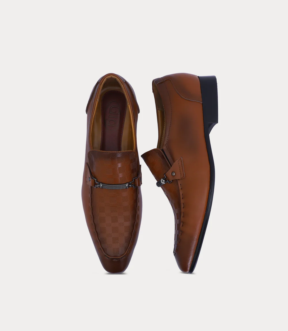 Men Slip On-BROWN - Image 4