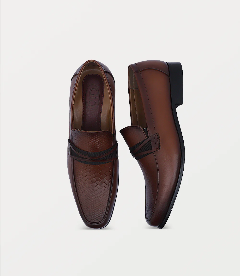 Men Slip On-BROWN - Image 4