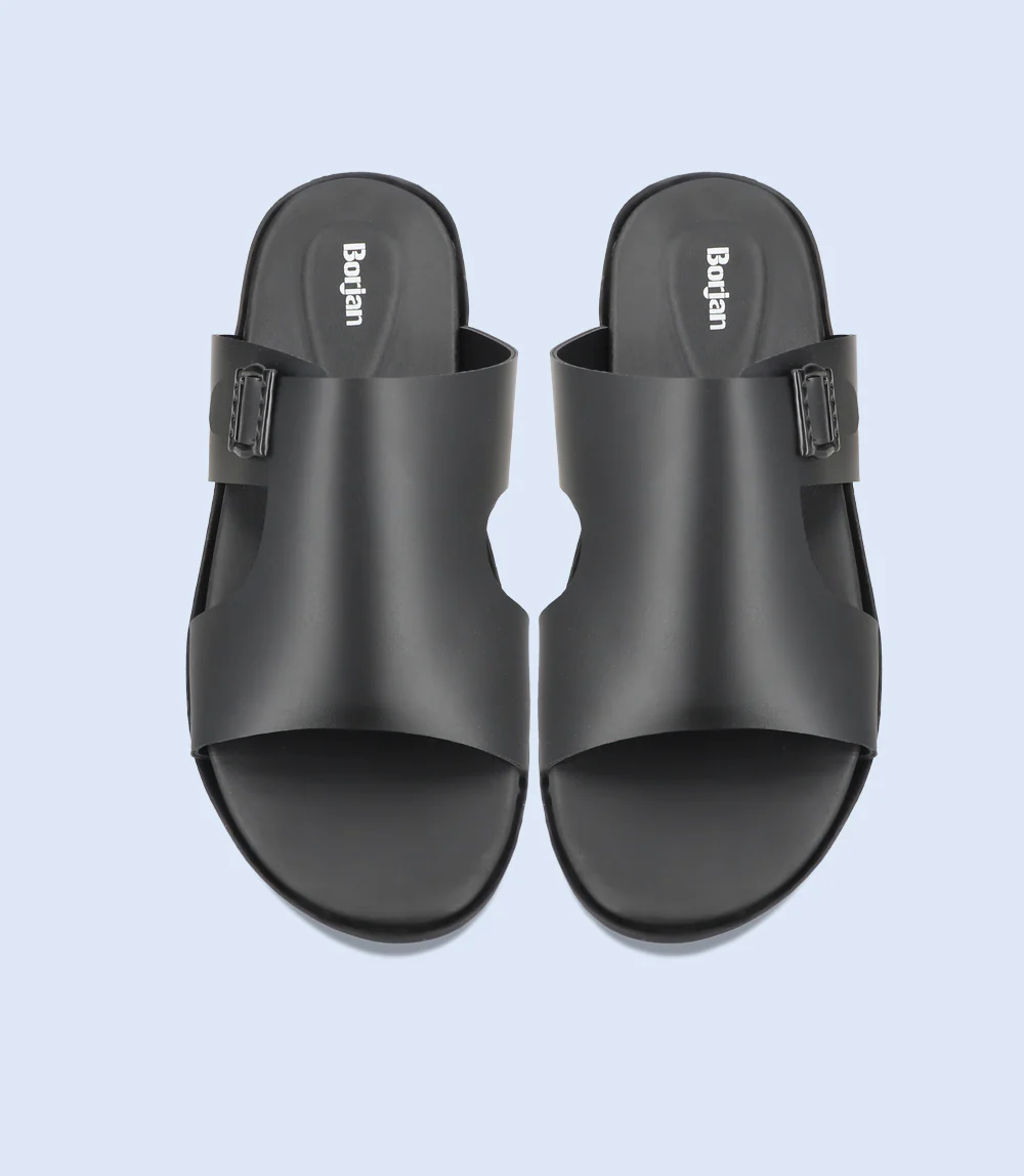 Men Casual Slipper-BLACK - Image 3