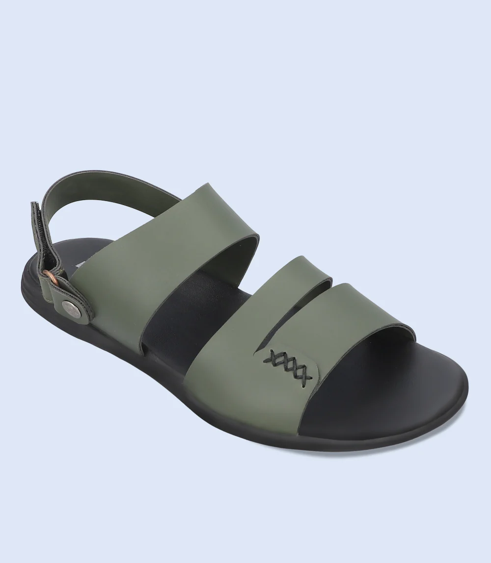 Men Casual Sandal-OLIVE - Image 2