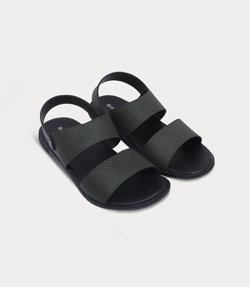 Men Casual Sandal-OLIVE - Image 2