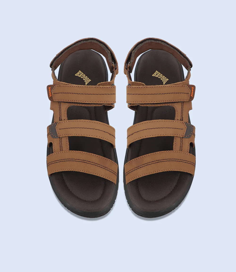 Men Sandal-BROWN - Image 3