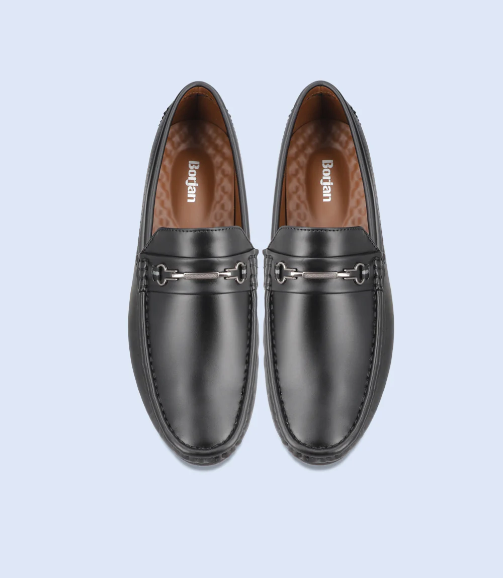 Men Loafers-BLACK - Image 3