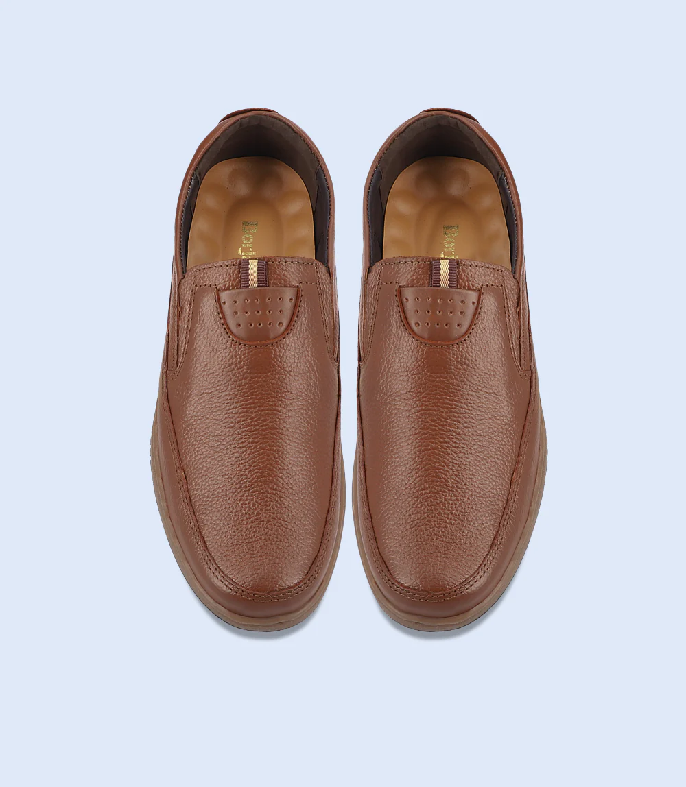 Men Lifestyle Shoes-BROWN - Image 3