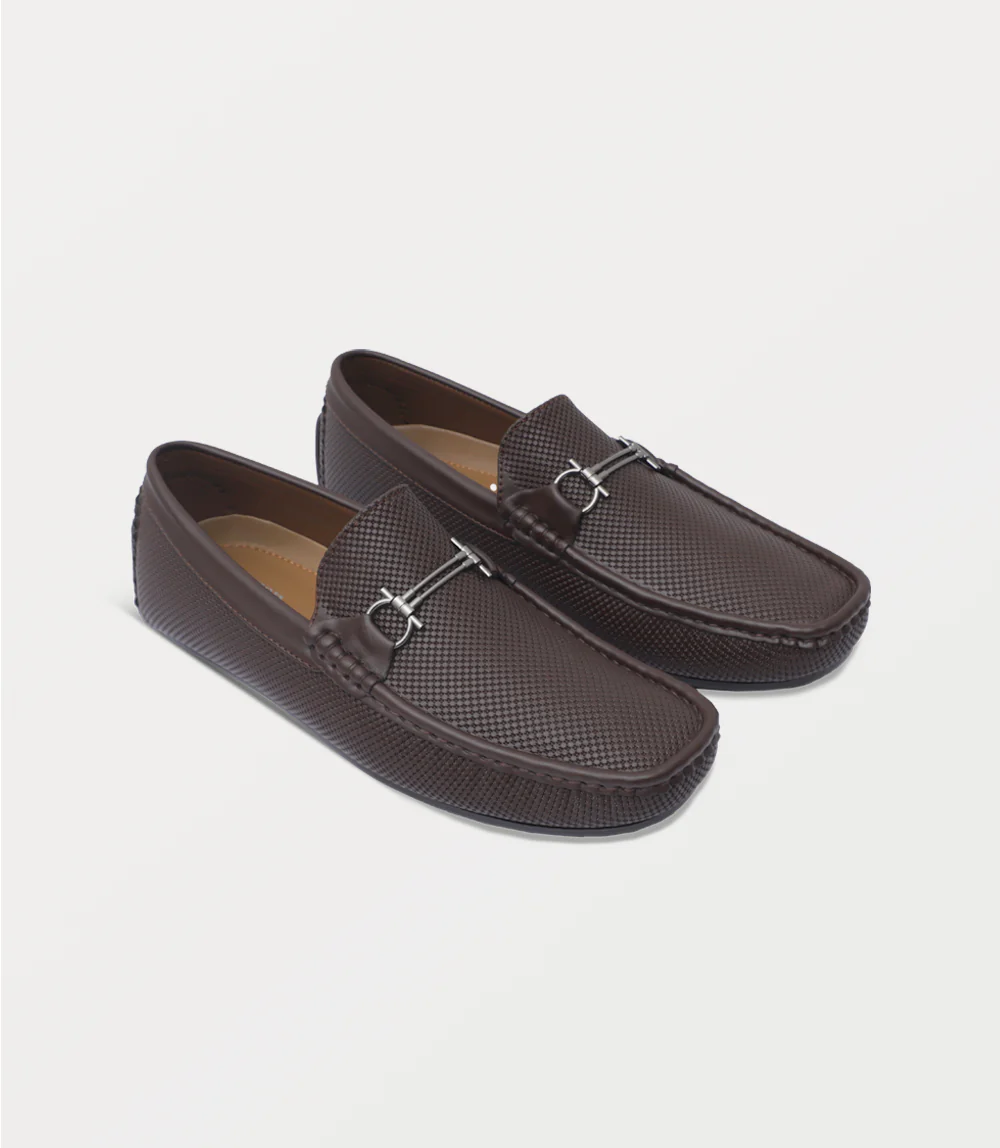 Men Loafers-COFFEE - Image 2