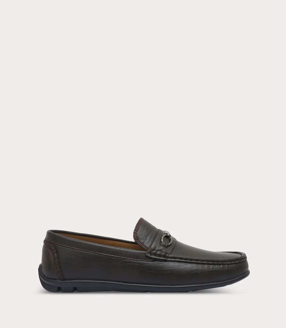 Men Loafers-CHOCO