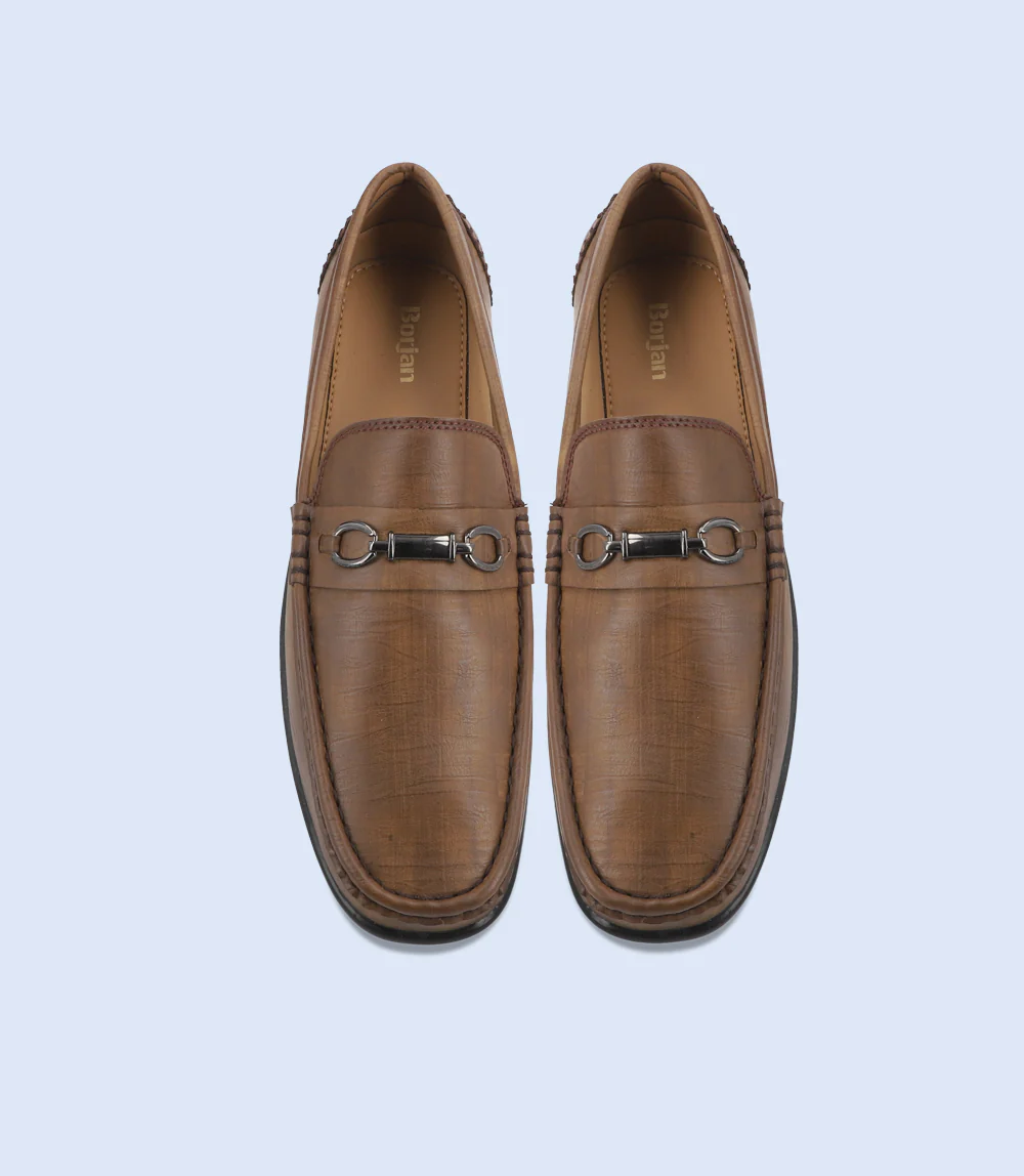 Men Loafers-KHAKI - Image 3