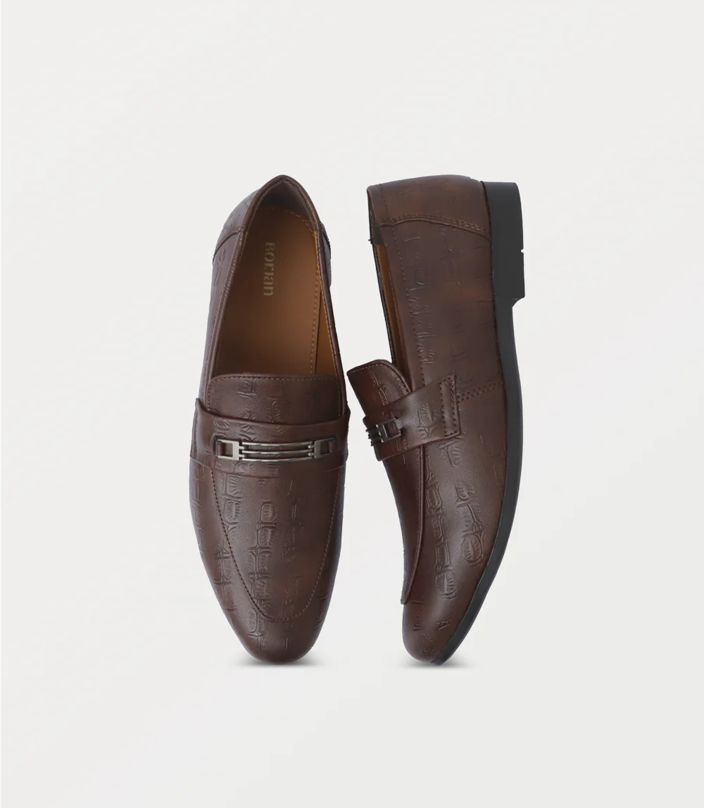 Men Slip On-BROWN - Image 4