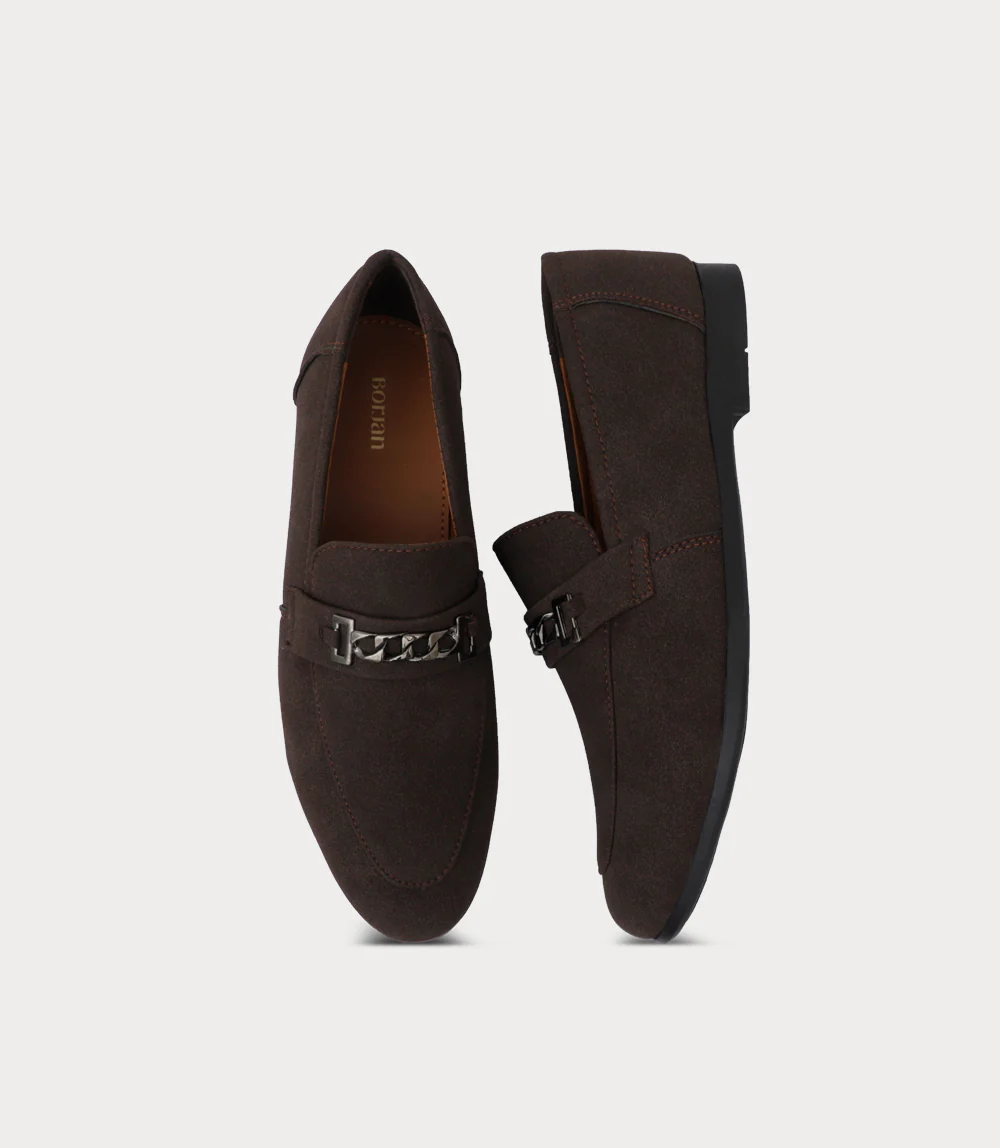 Men Slip On-BROWN - Image 4