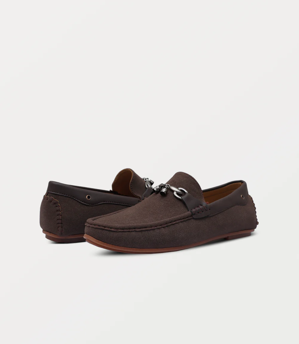 Men Loafers-ESPRESSO - Image 3