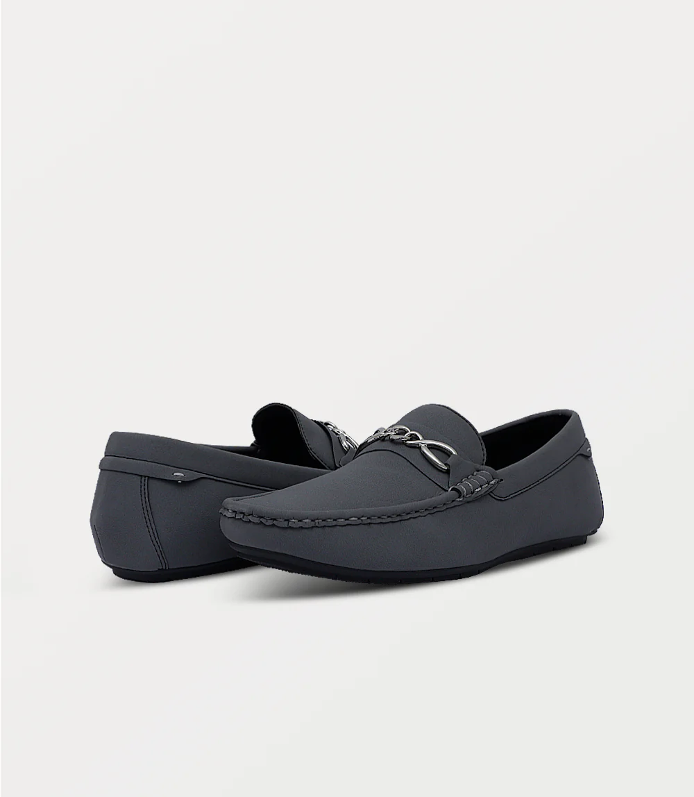 Men Moccasin-GREY - Image 3