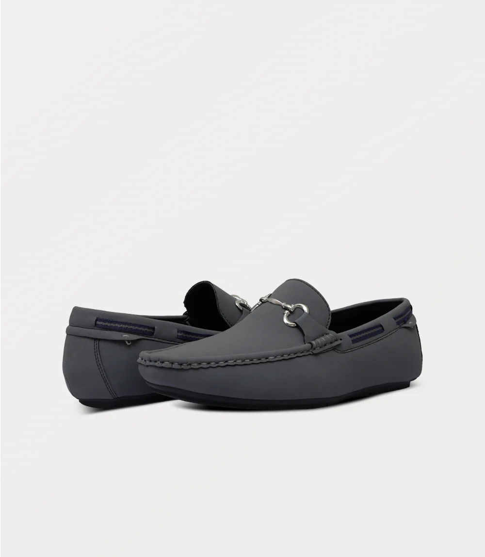 Men Moccasin-GREY - Image 3
