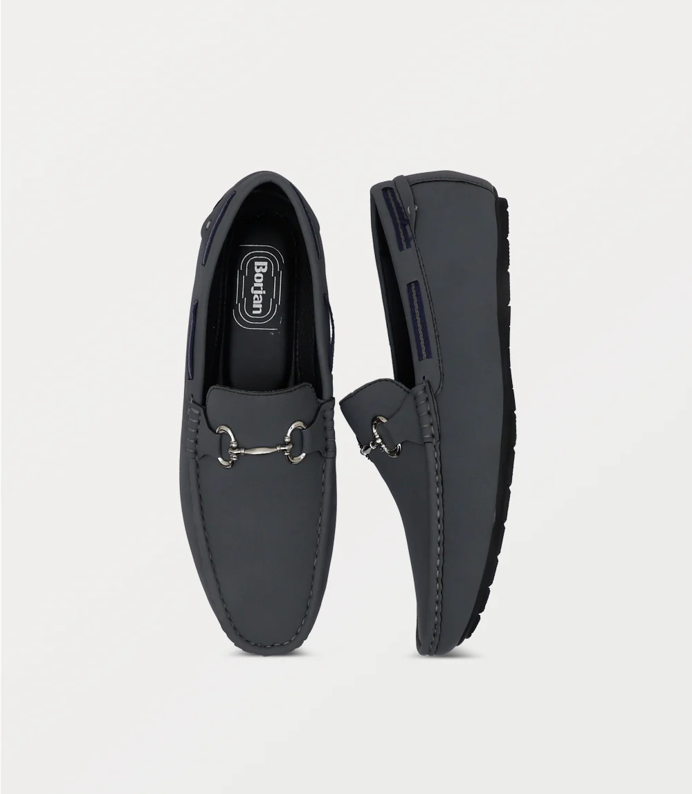 Men Moccasin-GREY - Image 4