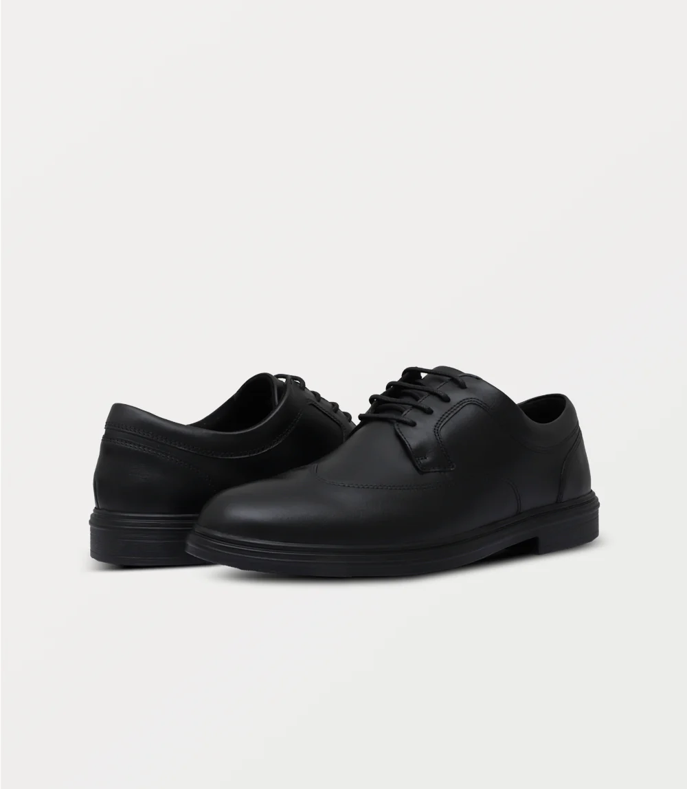 Men Lace Up-BLACK - Image 3
