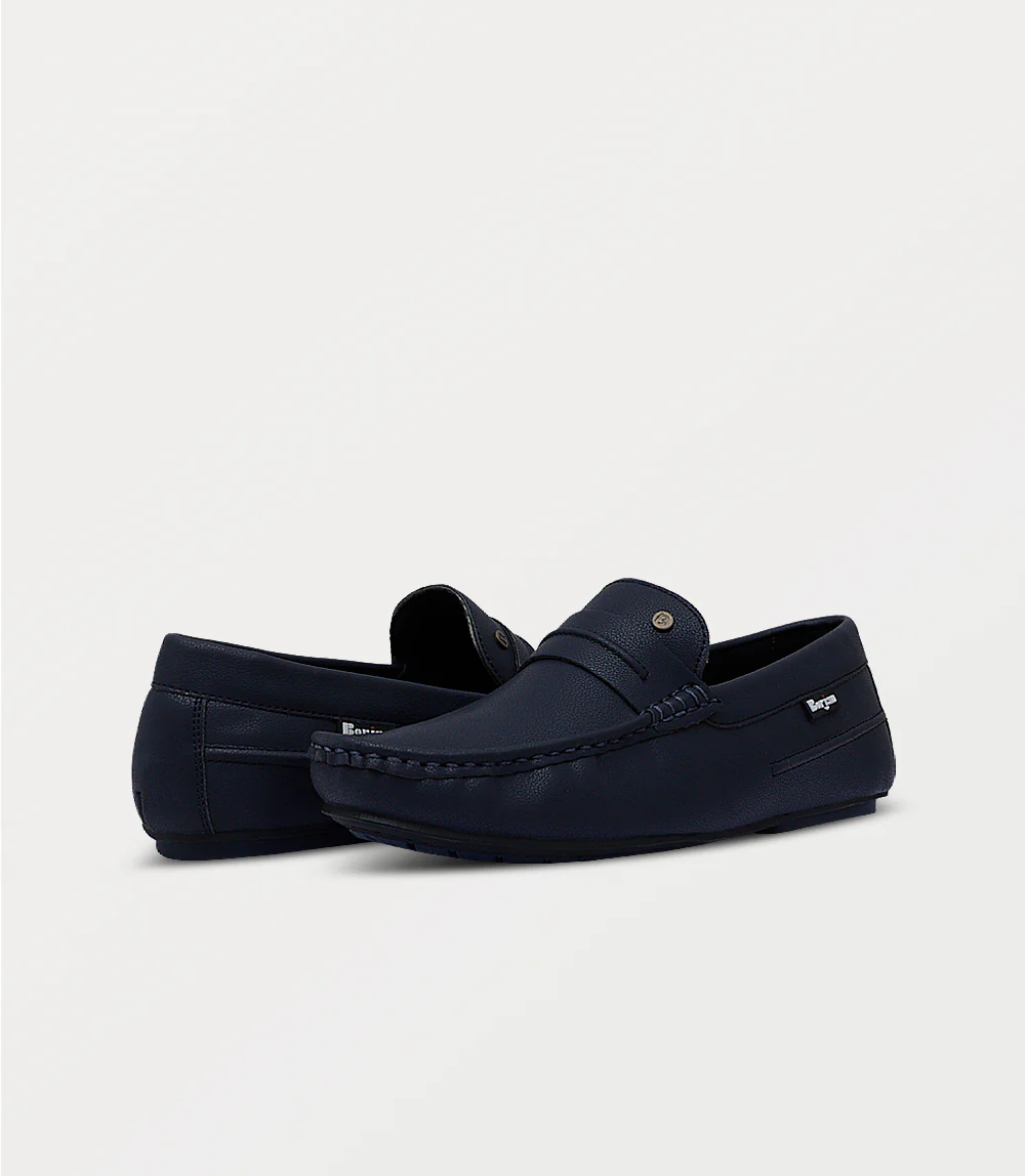 Men Moccasin-NAVY - Image 3