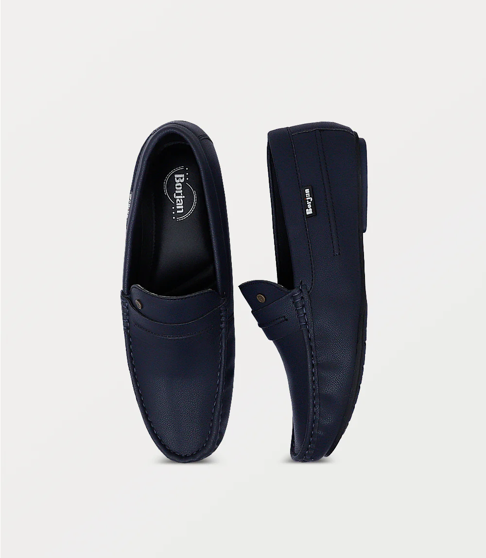Men Moccasin-NAVY - Image 4