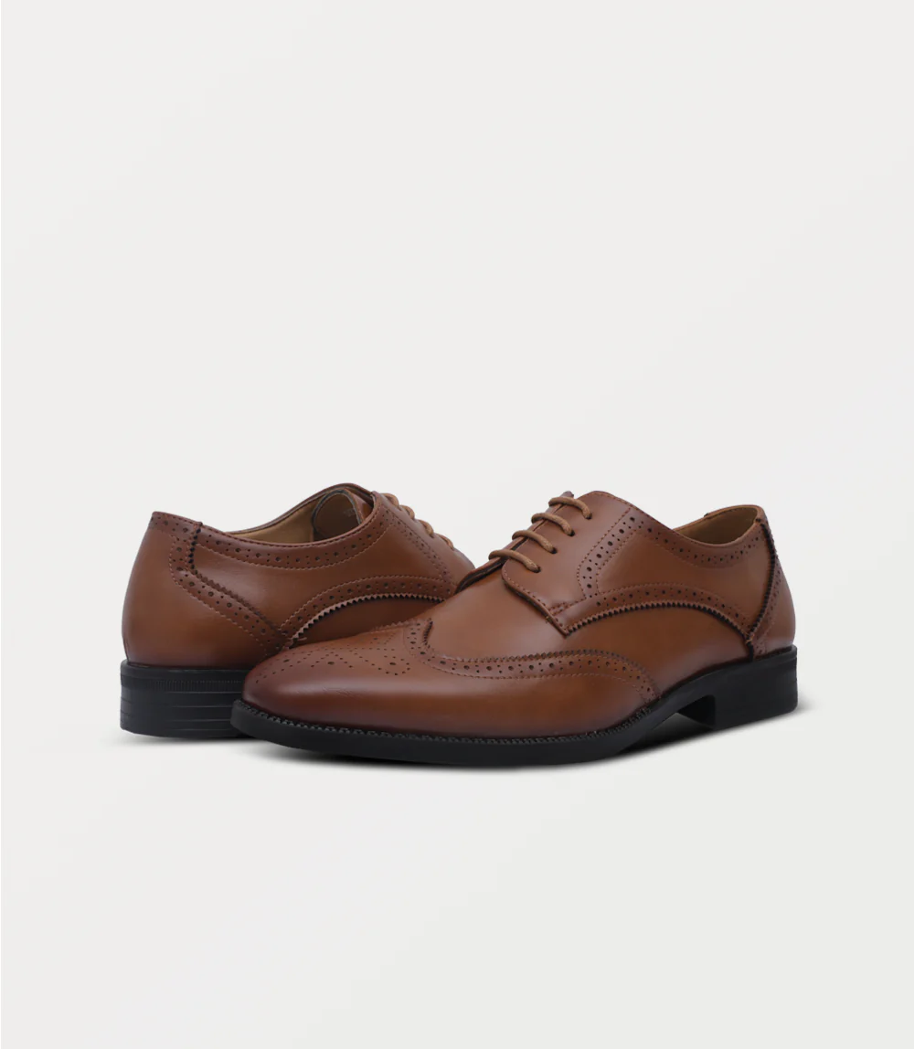 Men Lace Up-TAN - Image 3