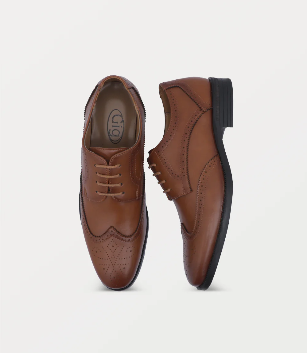 Men Lace Up-TAN - Image 4