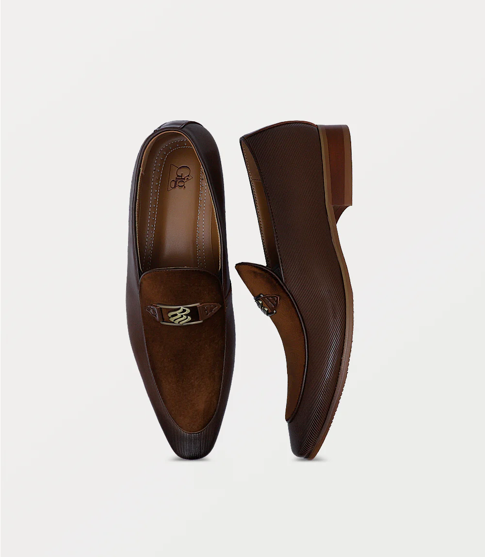 Men Slip On-BROWN - Image 4