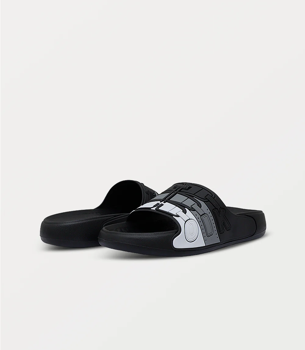 Men Slipper-BLACK GREY - Image 3