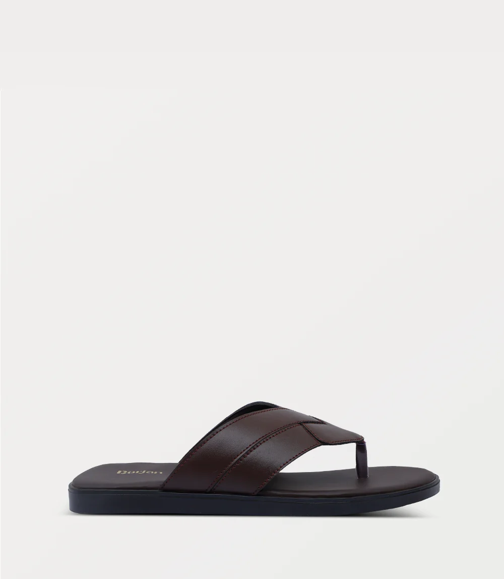 Men Chappal-BROWN