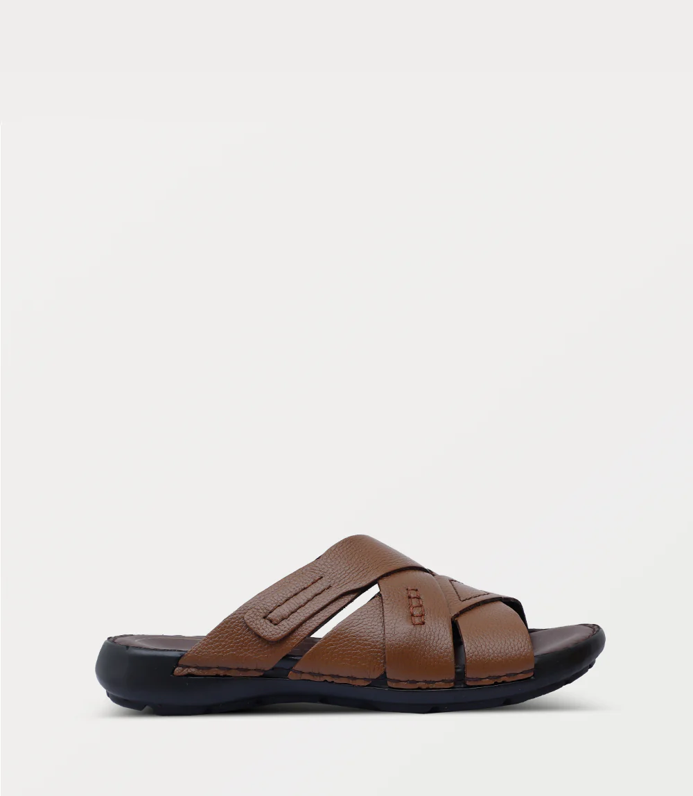 Men Slipper-BROWN