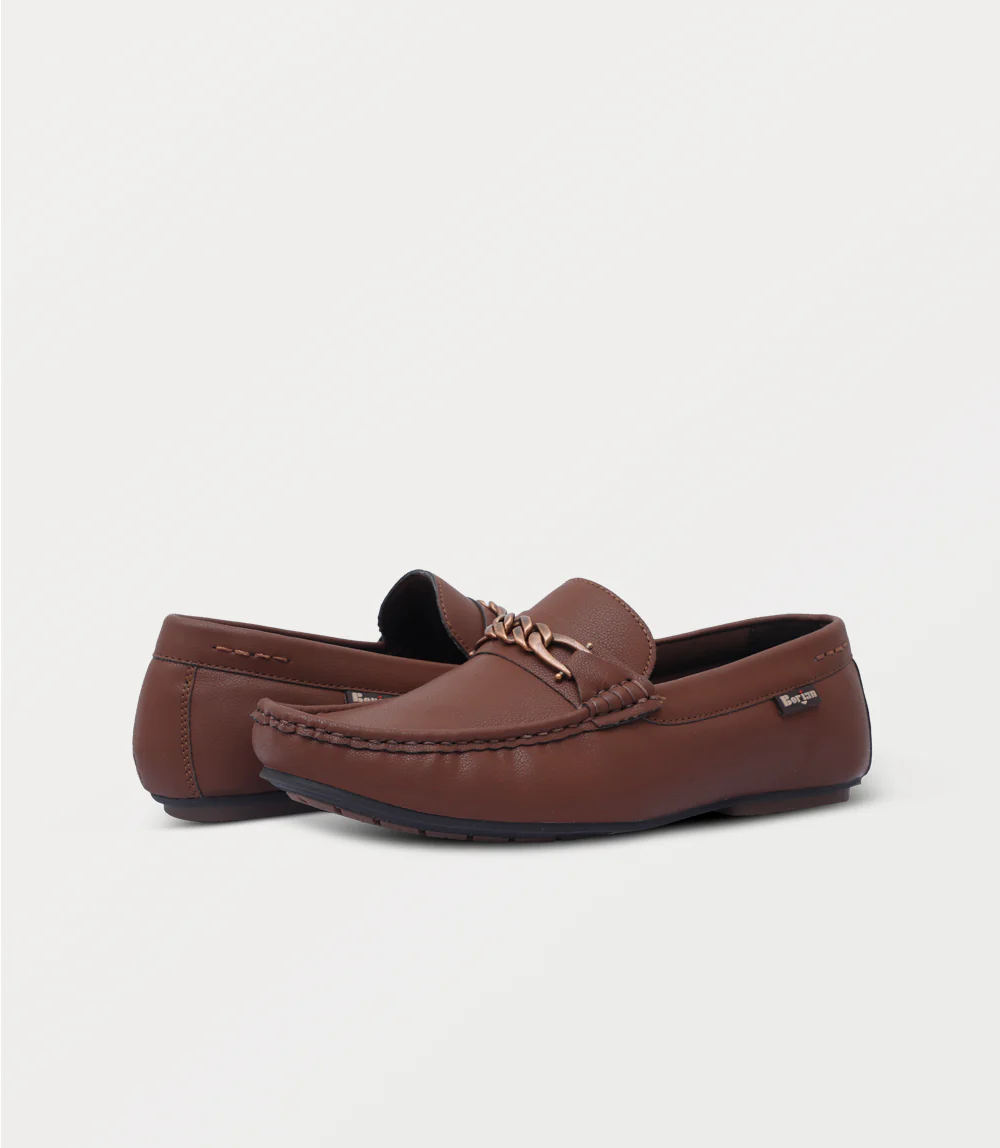 Men Moccasin-BROWN - Image 3