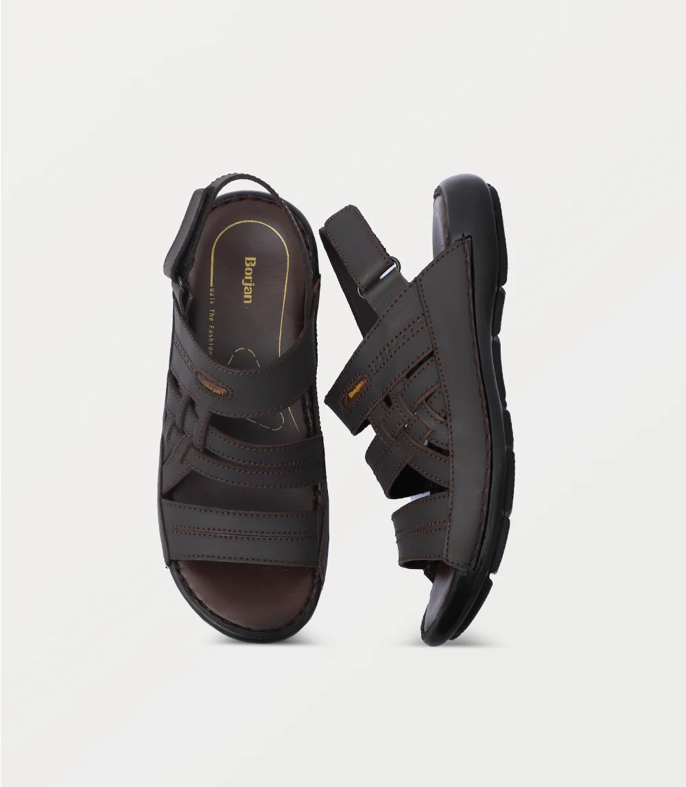 Men Sandal-ESPRESSO - Image 4