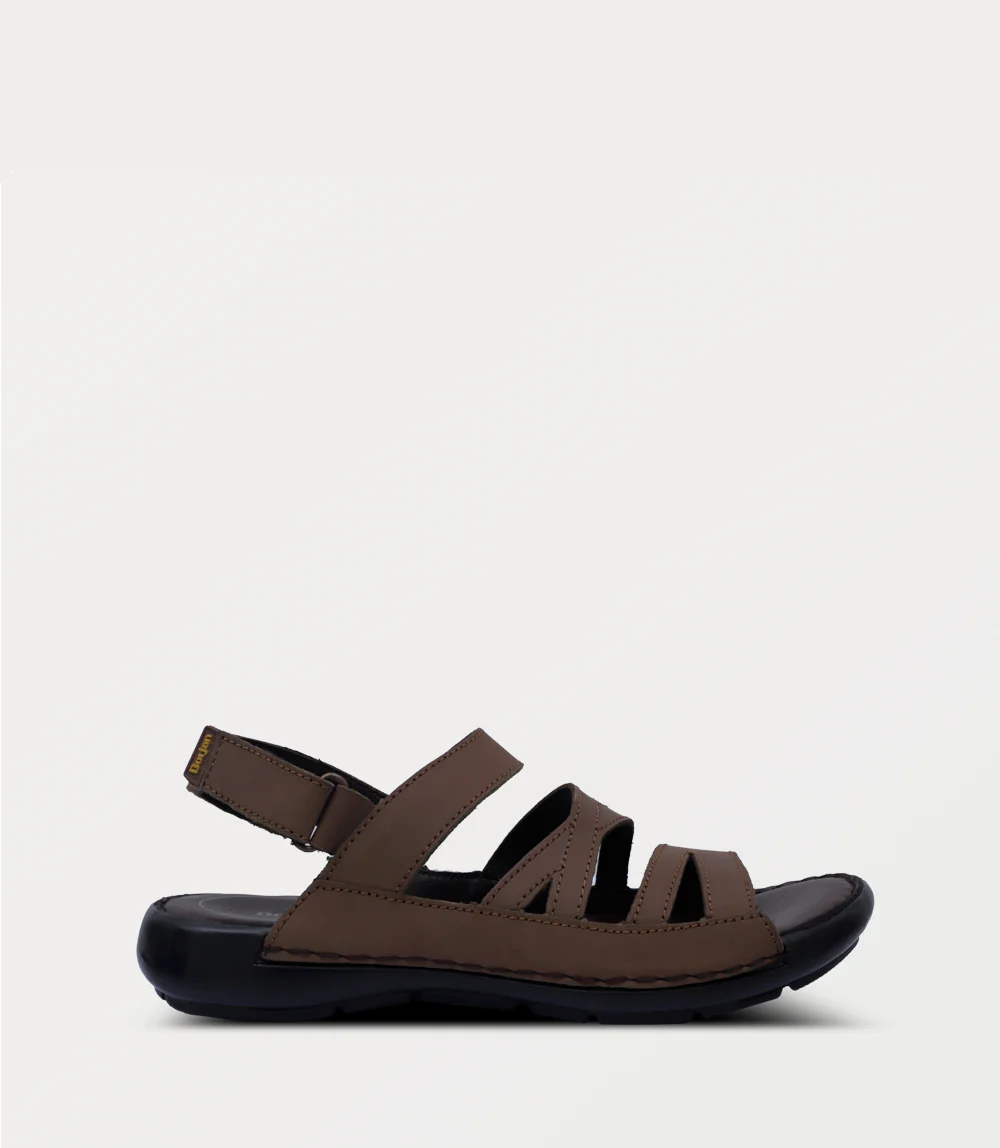 Men Sandal-BROWN