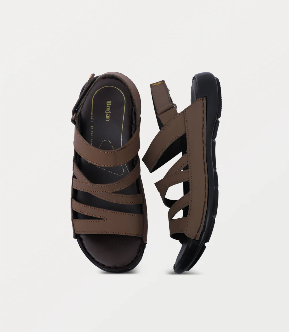 Men Sandal-BROWN - Image 4