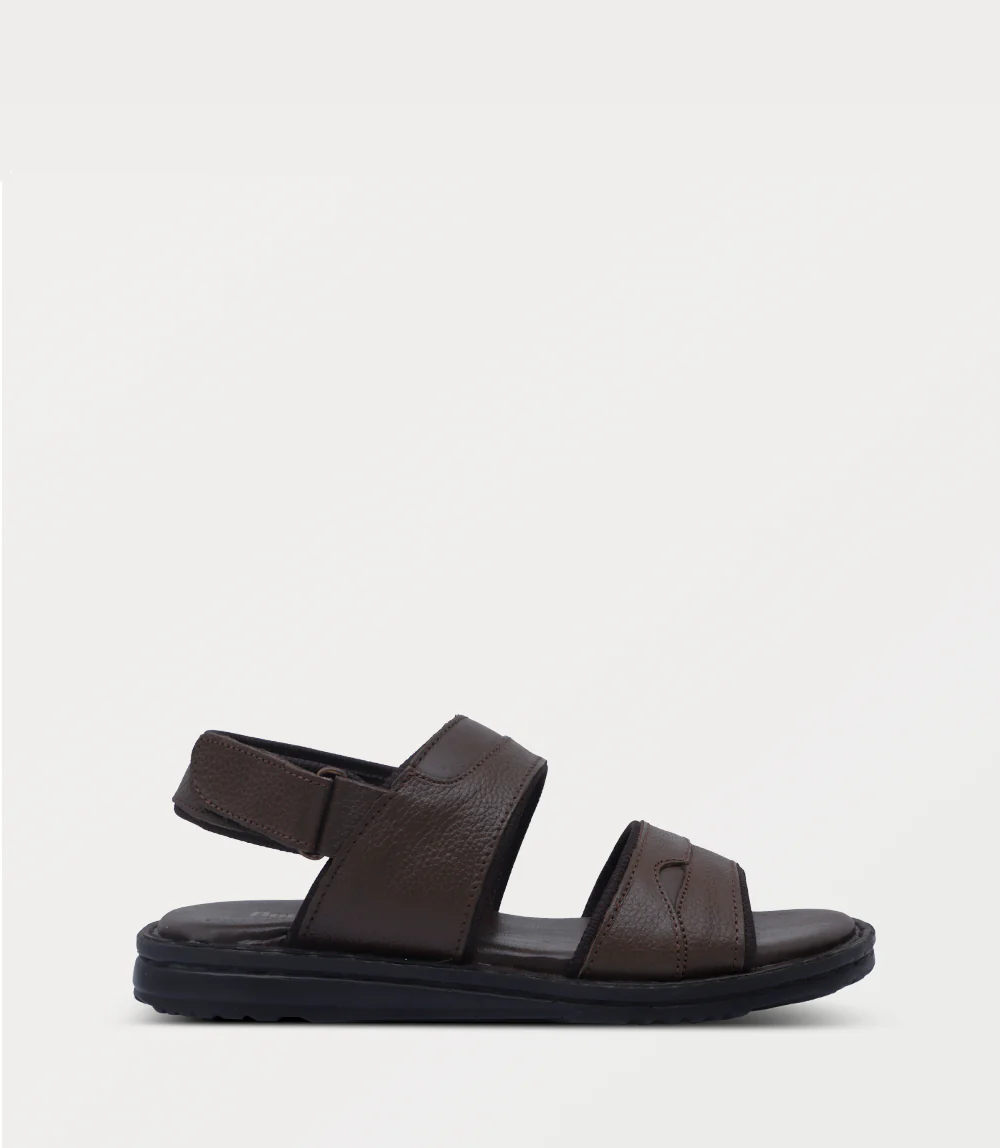 Men Sandal-BROWN