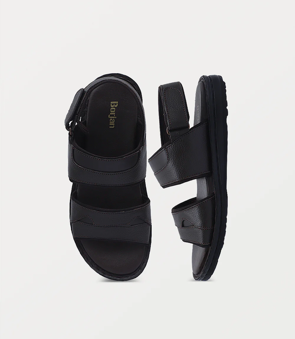 Men Sandal-ESPRESSO - Image 4