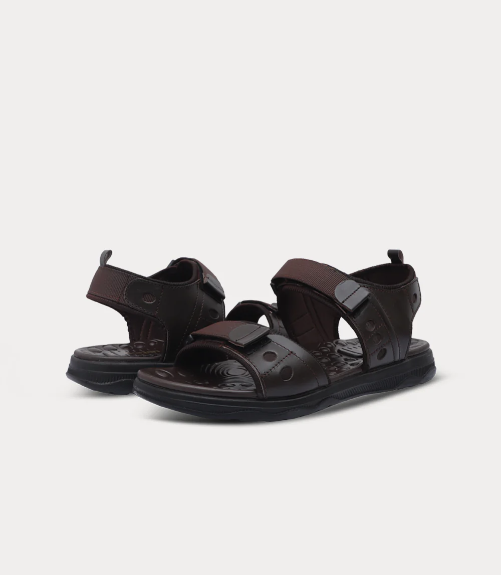 Men Sandal-BROWN - Image 3