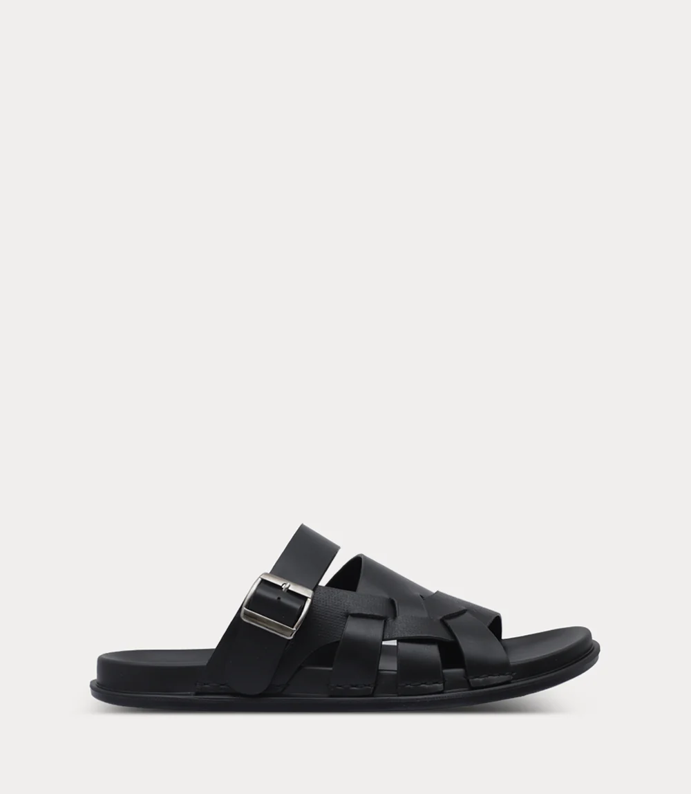 Men Slipper-BLACK