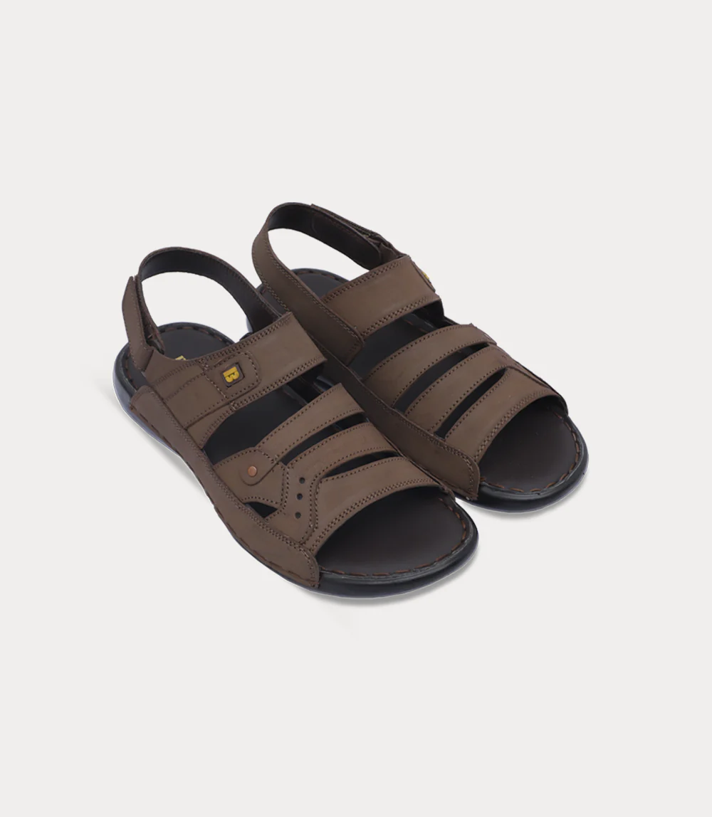 Men Sandal-BROWN - Image 2