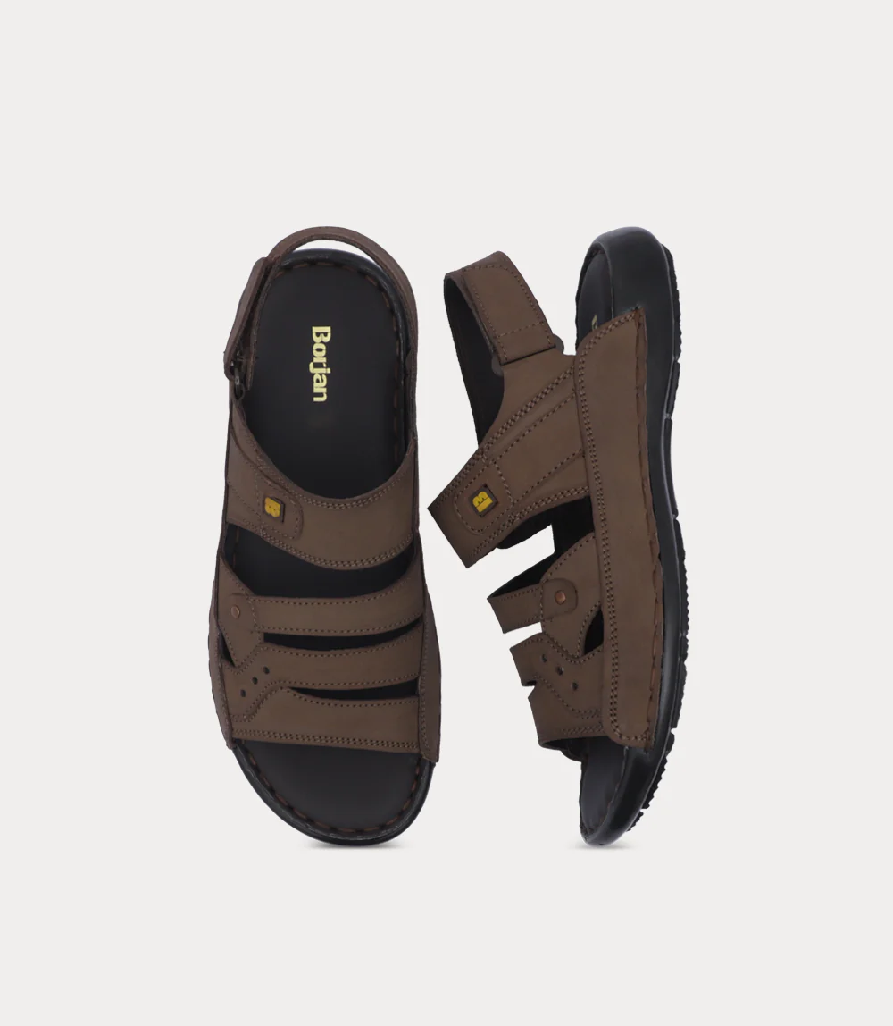 Men Sandal-BROWN - Image 4
