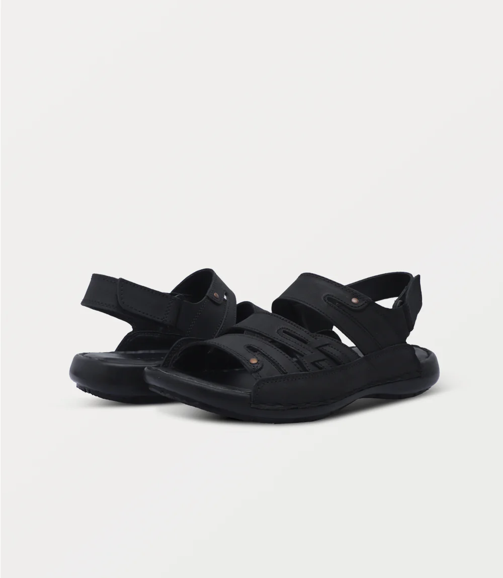 Men Sandal-BLACK - Image 3