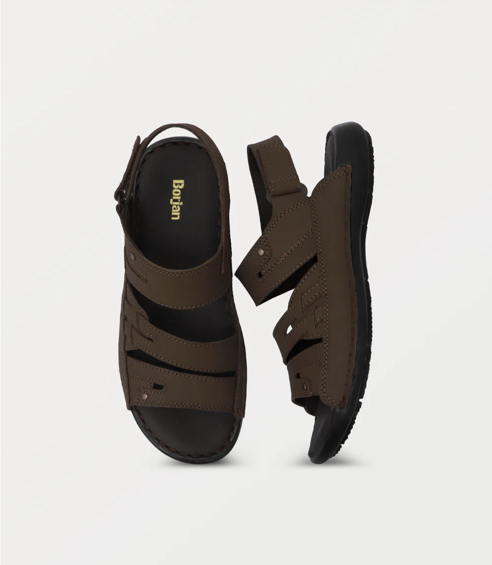 Men Sandal-BROWN - Image 4