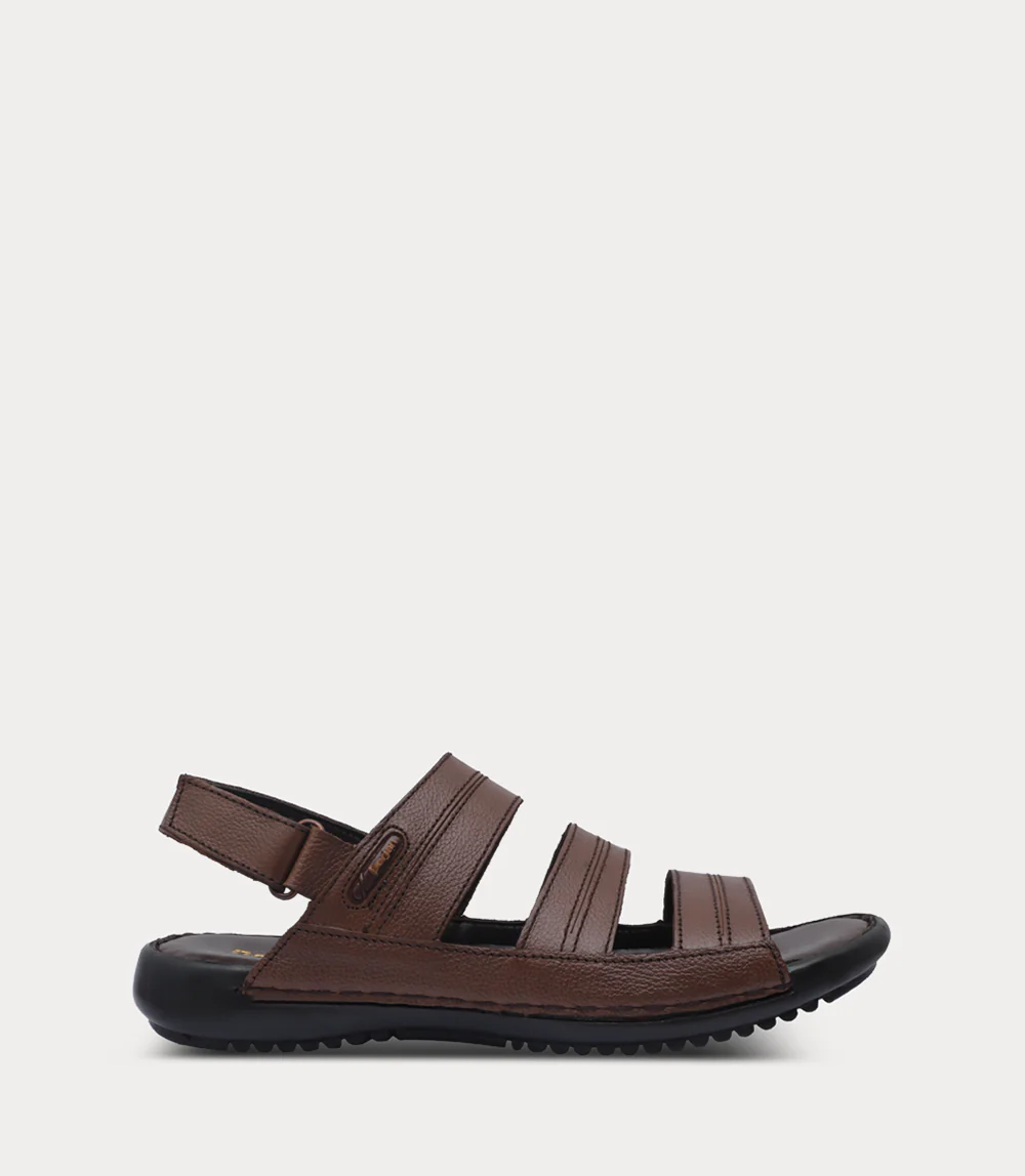 Men Sandal-BROWN