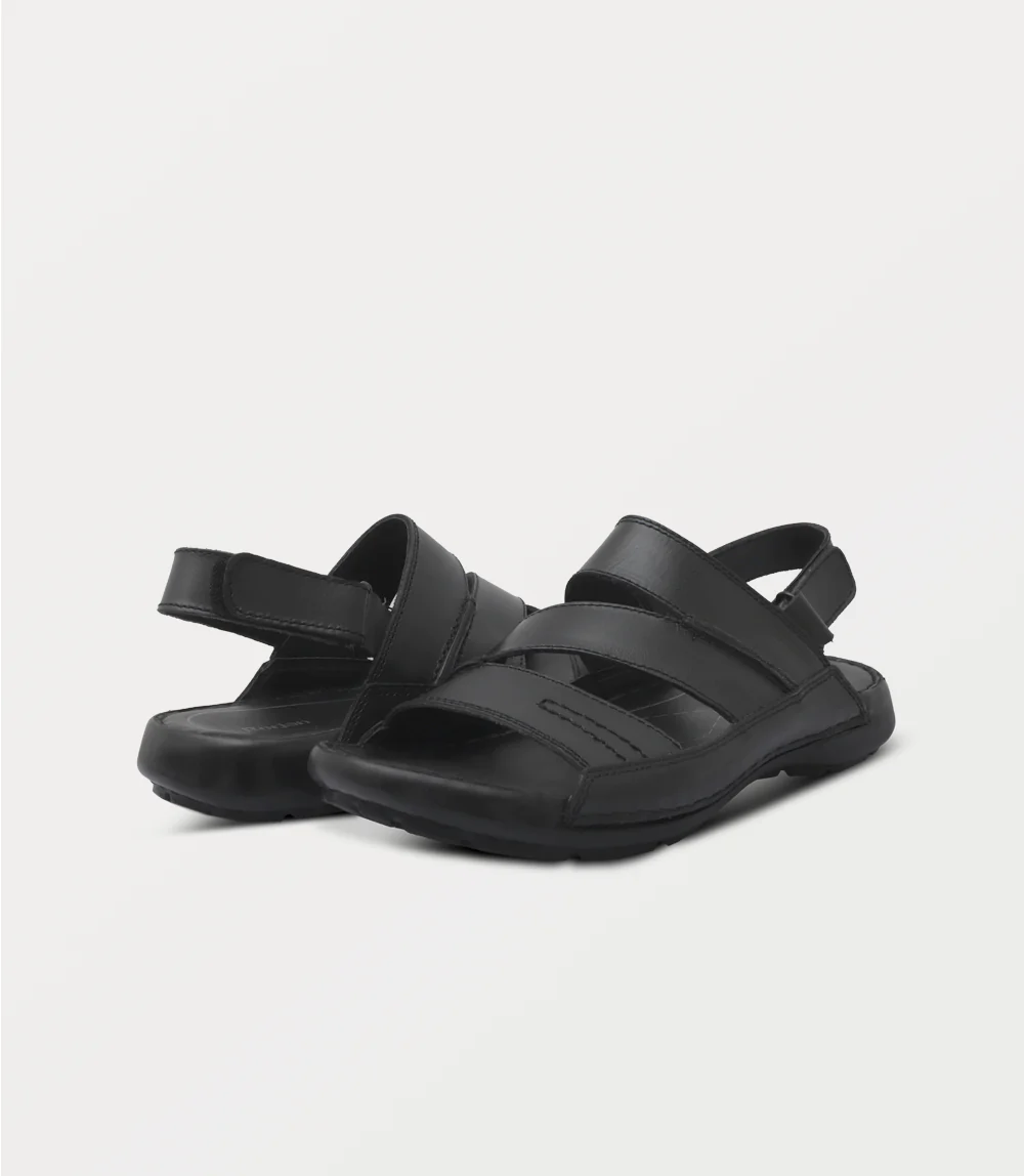 Men Sandal-BLACK - Image 3