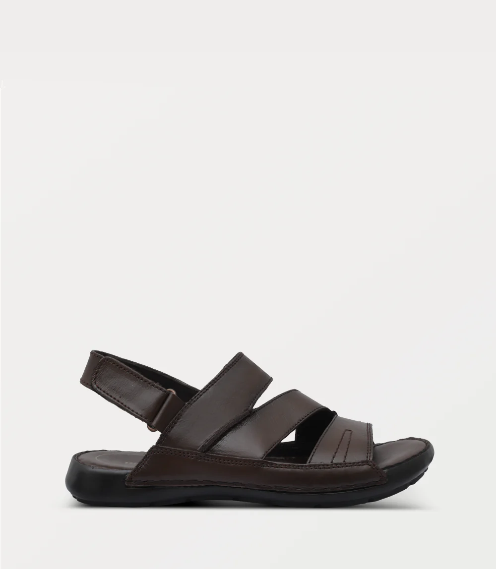 Men Sandal-BROWN