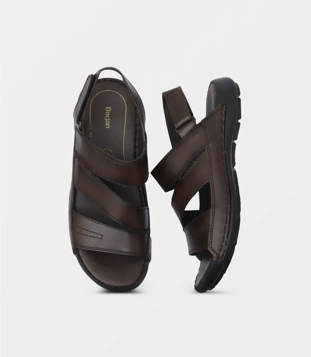 Men Sandal-BROWN - Image 4