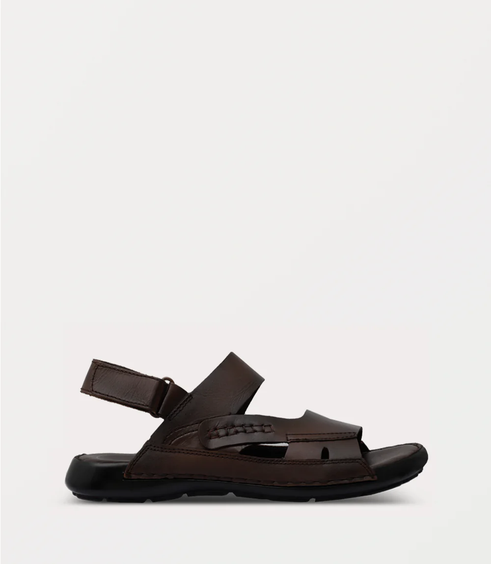 Men Sandal-BROWN