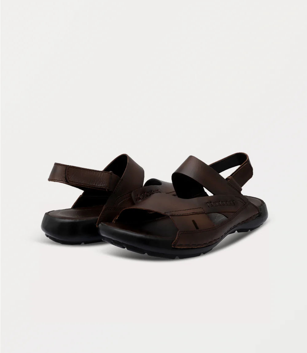 Men Sandal-BROWN - Image 3