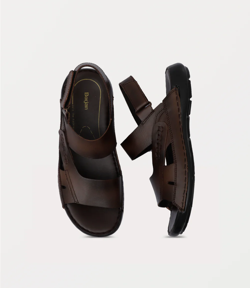 Men Sandal-BROWN - Image 4