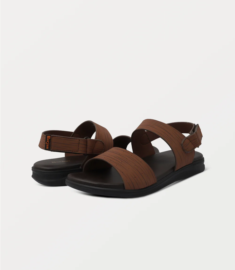 Men Sandal-BROWN - Image 3
