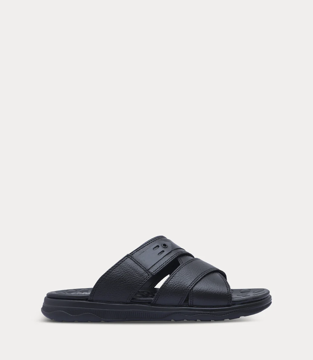 Men Slipper-BLACK